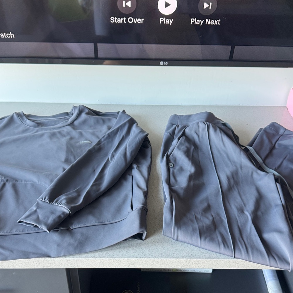 Figs Formx scrub set long sleeve Gray Set